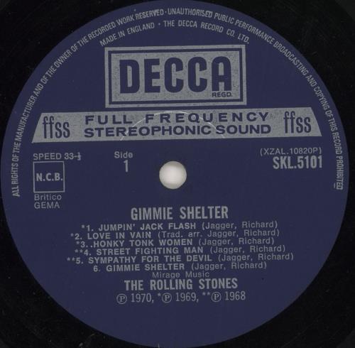 【きれいめファッション51選】上品さと清潔感をキープし Rolling The Stones vinyl UK Misprint - 1st - Shelter Gimme 洋楽